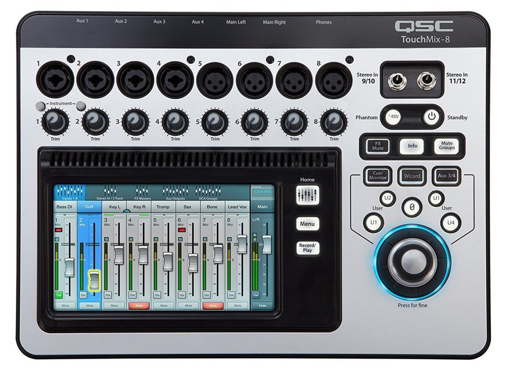 TouchMix 8 QSC Consola de audio